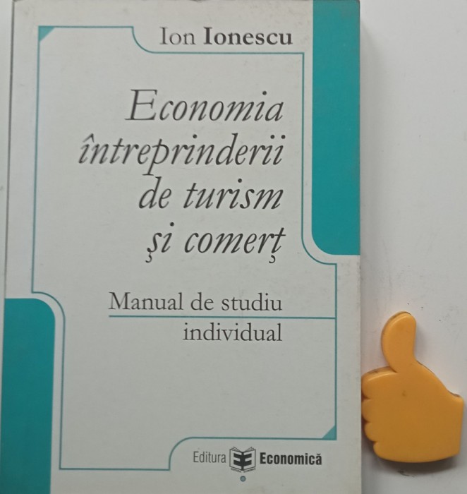 Economia intreprinderii de turism si comert