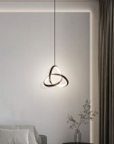 Cumpara ieftin Plafoniera LED 20W, suspendata, negru, infinit, lumina Calda/Neutra/Rece