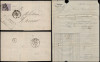 Belgium 1870 Postal History Rare Cover + Content Bruxelles to Namur D.857