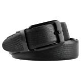 Cumpara ieftin Curea pentru barbati cu doua fete C-181, piele naturala, Negru/Maro