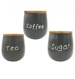 Set 3 recipiente SUGAR+TEA+COFFEE, Jovy