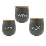 Set 3 recipiente SUGAR+TEA+COFFEE