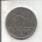 No(4) moneda-UNGARIA- 10 FORINT 1994