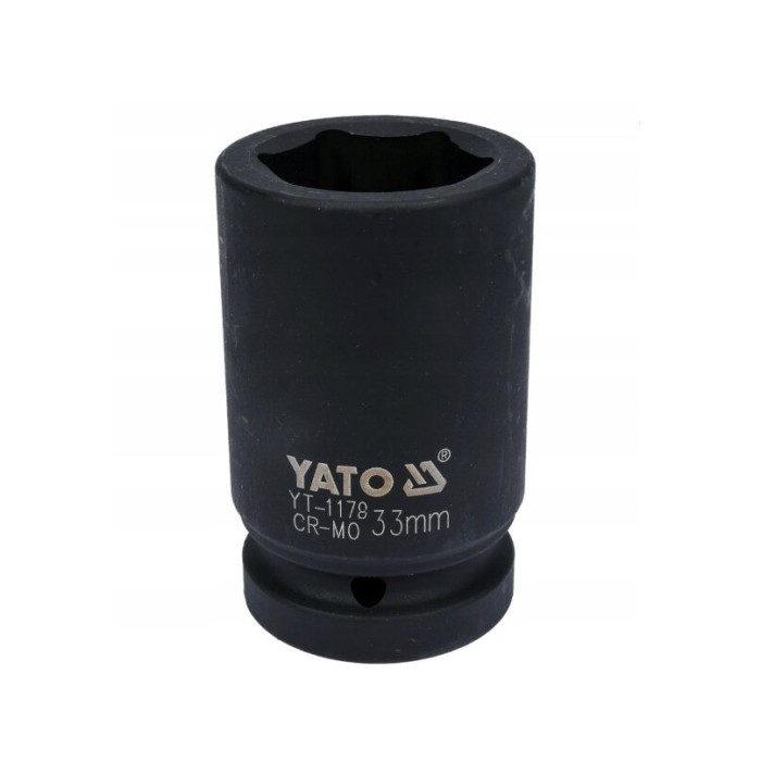 Cheie tubulară hexagonlă de impact ad&acirc;nca 1&quot; 33 mm , Yato