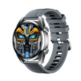 Smart Watch WS-11 AMOLED Sport Argintiu, Incarcare Wireless, GPS, Monitorizare Ritm Cardiac, Oxigen Sange, Somn, Stres