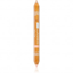 Astra Make-up Pure Beauty Duo Highlighter creion iluminator pentru sprâncene culoare Peach Crumble 4,2 g