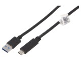 Cablu USB 3.0 A la USB C 1,8m