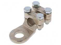 Terminal Inelar Neizolat M17 200mm2 cu Șurub pentru Cablu