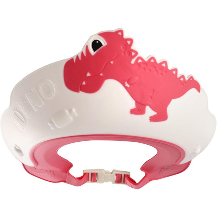 Viziera de protectie baie pentru copii, fippy, model dinozaur, dimensiune ajustabila, durabil, usor de curatat, impotriva samponului, pentru ochi si u