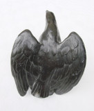Sculptura veche din plumb reprezentand un vultur
