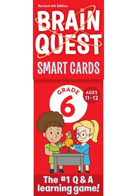 Brain Quest 6th Grade Smart Cards Revised 4th Edition foto