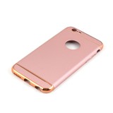 Husa iPhone 6 / 6S Forcell 3 in 1 Roz Plastic - Carcasa Protectie Rezistenta Zgarieturi Apple