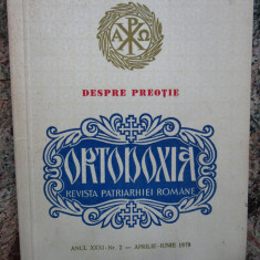 ORTODOXIA REVISTA PATRIARHIEI ROMANE DESPRE PREOTIE ANUL XXXI 1979