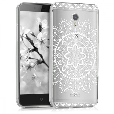 Husa pentru ZTE Blade V7, Silicon, Alb, 38685.06 foto