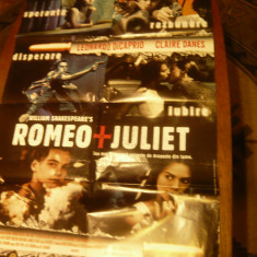 Afis Film -Romeo si Julieta -1996 cu Leonardo DiCaprio , dim.= 98x68cm