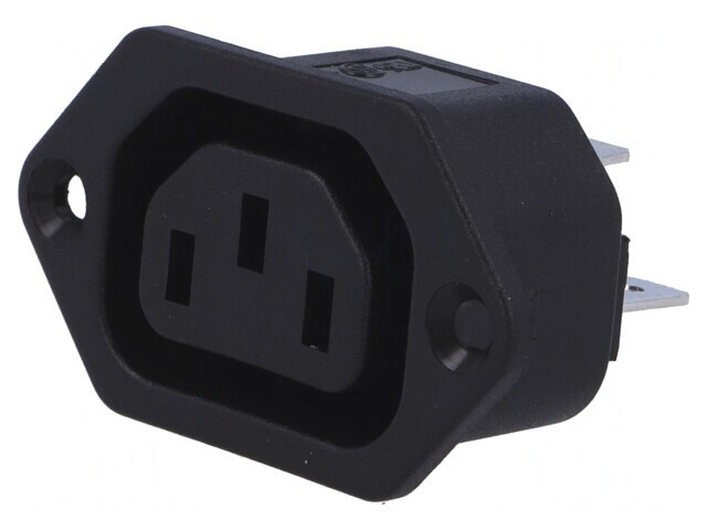 Conector Alimentare AC Soclu Mamă 10A 250V IEC 60320