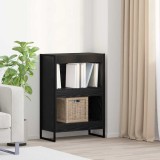 VidaXL Dulap pentru cărți Stejar Negru 80 x 30 x 155 cm Lemn compozit 886384