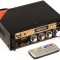 Amplificator audio cu Bluetooth si slot pentru USB, MicroSD,putere 2 x 40 W RMS