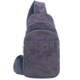 Rucsac crossbody din pluta Brown