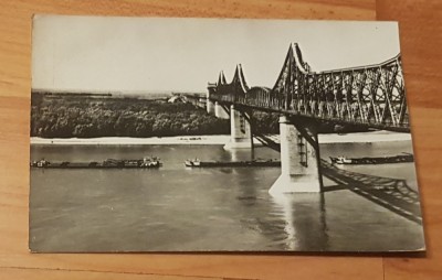 Carte postala (vedere) Cernavada: podul peste Dunare. Circulata foto