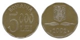 a671 ROMANIA 5000 LEI 2002 DIN FISIC UNC NECIRCULATA