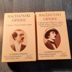 Macedonski Opere Vol. 1 Versuri Proza in limba romana Vol. 2 Dramaturgie