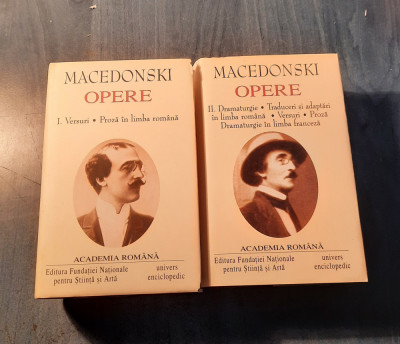 Macedonski Opere Vol. 1 Versuri Proza in limba romana Vol. 2 Dramaturgie foto