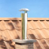 vidaXL Extensie pentru șemineu Argintiu 25 x 25 x 82 cm