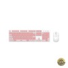 Kit Tastatura Mouse Wireless XO Design KB-05 Roz