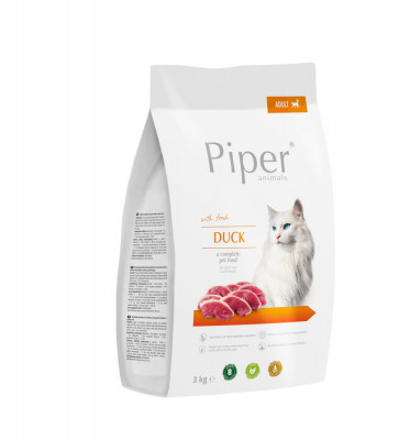 Hrana uscata pentru pisici Piper Adult, rata, 3kg AnimaPet MegaFood foto