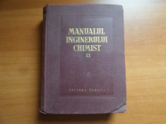 Manualul inginerului chimist II foto