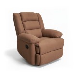 Fotoliu Relaxant Manual Leziter Maro, Textil, Spătar Reglabil, Suport Picioare Pliabil, Dimensiuni 102x88x90 cm