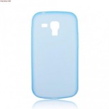 Husa TPU Slim 0.5mm Samsung i7562 Galaxy Trend Blue, Gel TPU