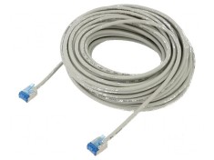 Patch cord U/FTP 6a litat Cu LSZH gri 15m foto