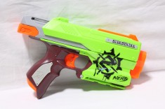 Pistol de jucarie Nerf N-Strike Elite Zombie Strike Sidestrike Blaster