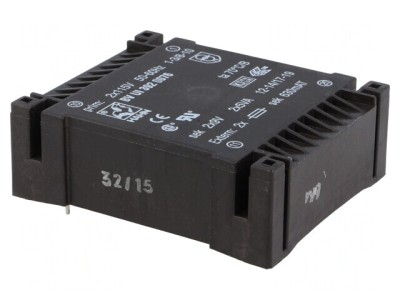 Transformator &amp;icirc;ncapsulat 10VA 115V 9Vx2 PCB foto