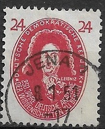 Germania DDR 1950 - timbru stampilat foto