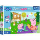 Cumpara ieftin Puzzle Trefl Primo Super Shape XXL 60 Peppa Pig si Fratiorul