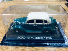 Ford V8 1936 Taxi masina de epoca - macheta auto 1/43 foto