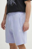 Adidas Originals pantaloni scurti barbati, culoarea violet, IR7816