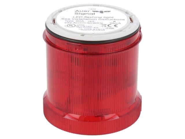 Semnalizator luminos roșu LED 24V IP66 AUER SIGNAL Eco Modul 70