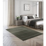 Covor Premium Belgian Model Denton 71181-400, Marime 80 x 150 cm, Verde, Inaltime Fir 12 mm, Antialergic, Polipropilena, Living, Dormitor, Sufragerie,