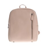 Rucsac roz din piele ecologica cu bretele ajustabile