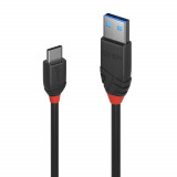 Cablu Lindy 0.5m USB 3.2 Type A to C Bla