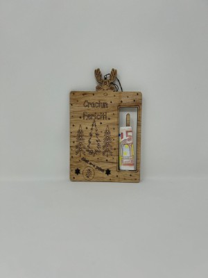 Decoratiune brad cu suport pentru cash foto