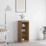 Comodă cu Lumini LED Stejar Artisan 41x37x100 cm