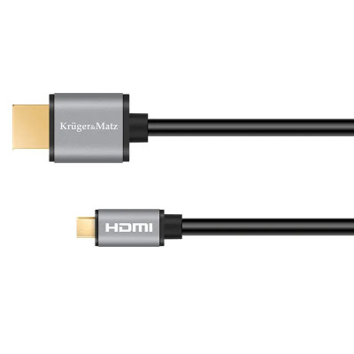 Cablu Kruger&amp;amp;Matz Basic HDMI - Micro HDMI 1.8 m foto