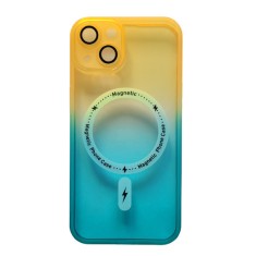 Huse silicon cu incarcare wireless pentru Iphone 13 Portocaliu