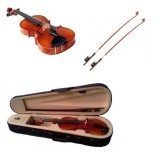 Vioara Clasica Lemn 4/4 IdeallStore&reg; Maro, Toc+Arcusuri, Incepatori/Avansati, Molid