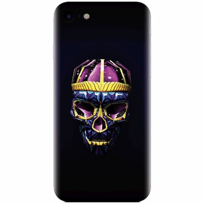 Husa silicon pentru Apple Iphone 6 Plus, Colorfull Skull foto